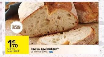 Carrefour Pavé ou pavé rustique offre