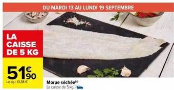 Morue séchée