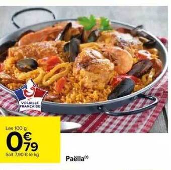 Carrefour Paëlla offre