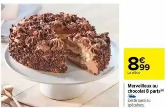 Carrefour Merveilleux au chocolat 8 parts offre
