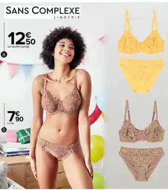Carrefour Soutien-gorge, slip offre