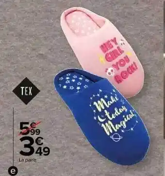 Carrefour La paire tex offre