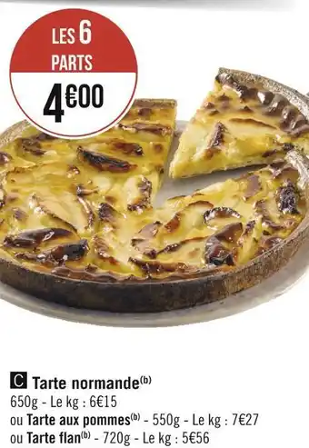 Géant Casino Tarte normande offre