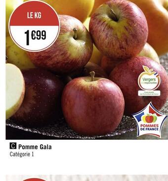 Géant Casino Pomme gala offre