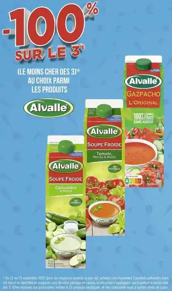 Géant Casino Alvalle bon plan sur les produits alvalle offre
