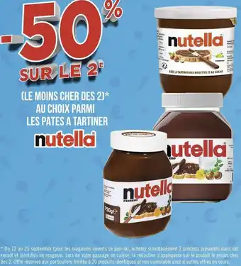 Géant Casino Nutella bon plan sur les pates a tartiner nutella offre