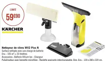 Géant Casino Kärcher nettoyeur de vitres wv2 plus n offre