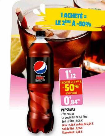 Coccinelle Express Pepsi max offre