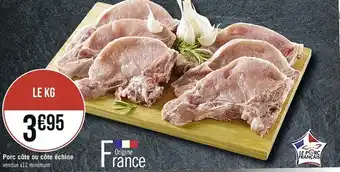 Casino Supermarchés Porc côte ou côte échine offre