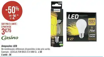 LED ampoules