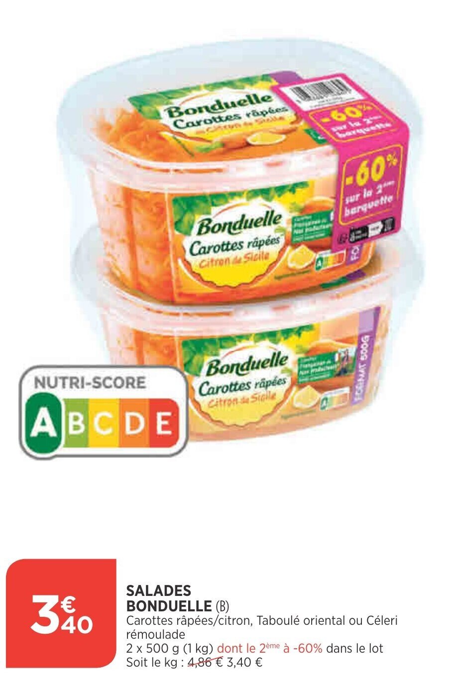 Promo BONDUELLE salades chez Maximarché