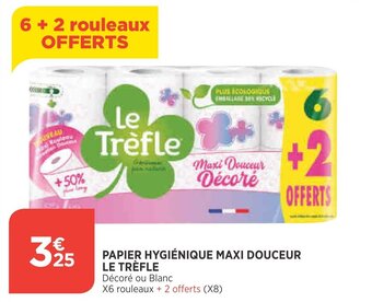 LE TRÈFLE papier hygiénique maxi douceur