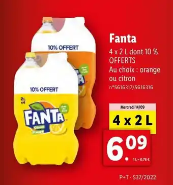 Lidl Fanta offre