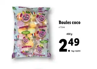 Lidl Boules coco offre