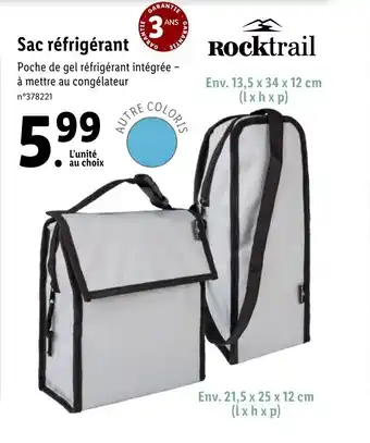 Lidl Sac réfrigérant offre