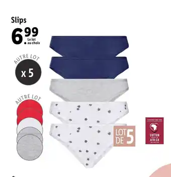 Lidl Slip offre