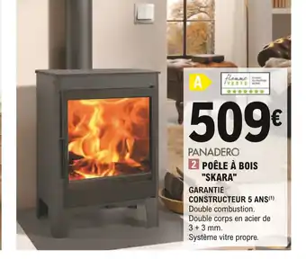 E.Leclerc Brico Poêle à Bois Skara offre