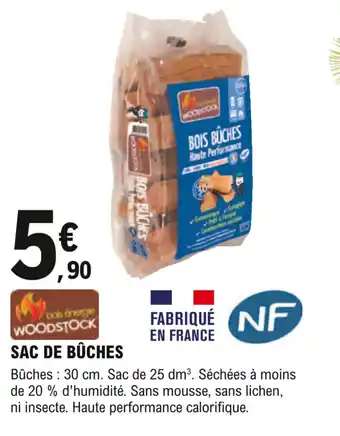 E.Leclerc Brico Sac de Bûches offre