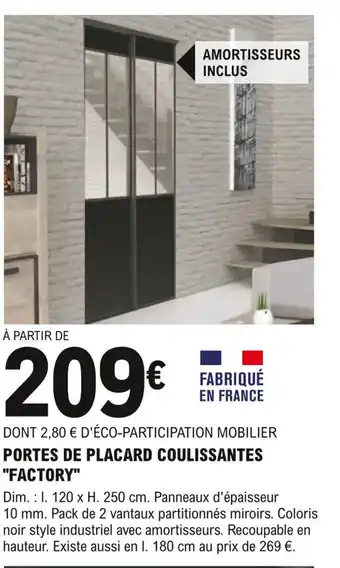 Portes de Placard Coulissantes Factory