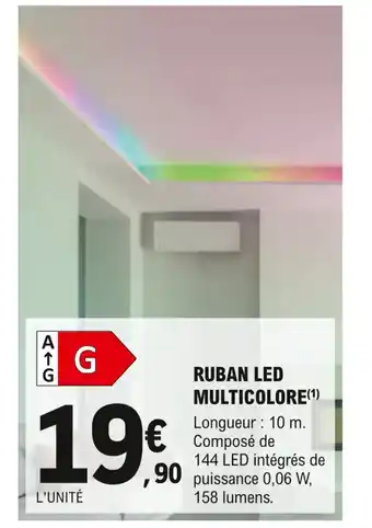 E.Leclerc Brico Ruban Led Multicolore offre