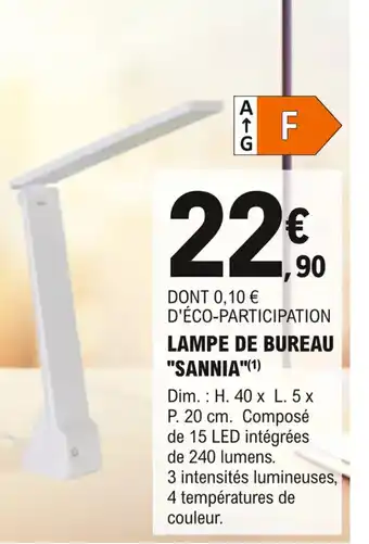 E.Leclerc Brico Lampe de Bureau Sannia offre