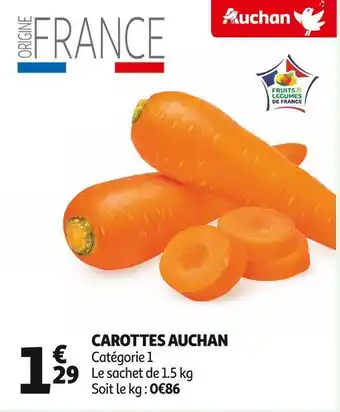 Auchan carottes