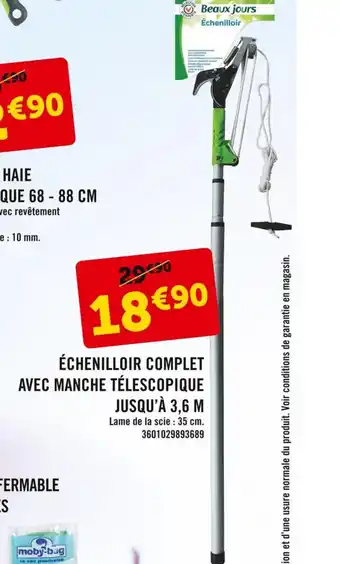 échenilloir Complet Avec Manche Télescopique Jusqu A 3,6 M