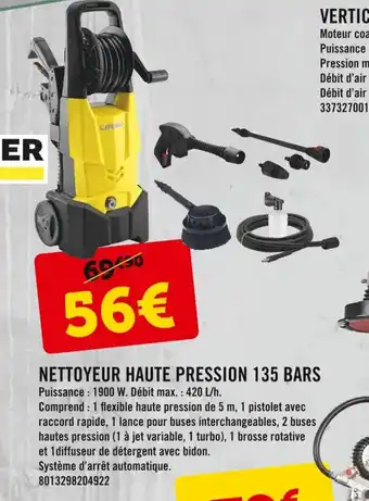 E.Leclerc Nettoyeur Haute Pression 135 Bars offre