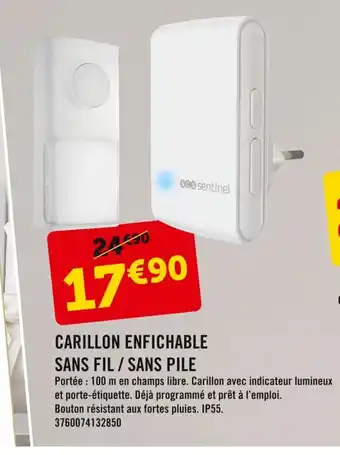 Carillon Enfichable Sans Fil / Sans Pile