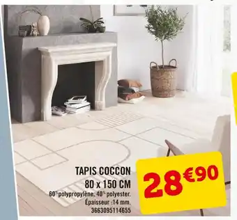 E.Leclerc Tapis Coccon 80 x 150 cm offre