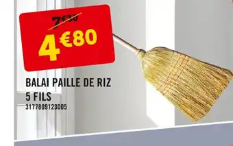 E.Leclerc Balai Paille De Riz 5 Fils offre