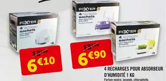 E.Leclerc 4 Recharges Pour Absorbeur D'Humidité 1 Kg offre