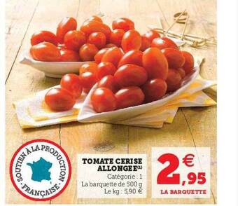 U Express Tomate cerise allongée offre
