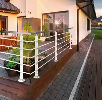 Mister Menuiserie KIT BALUSTRADE ALUMINIUM ANODISÉ offre