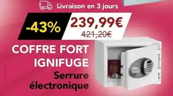 COFFRE FORT IGNIFUGE