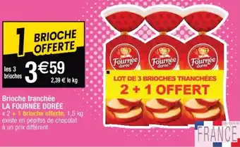 LA FOURNÉE DORÉE brioche tranchée