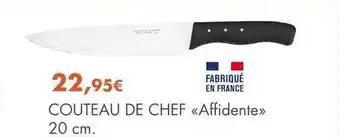 E.Leclerc Couteau de chef affidente offre