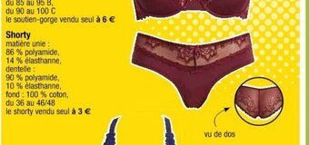 Cora x Carrefour Shorty offre
