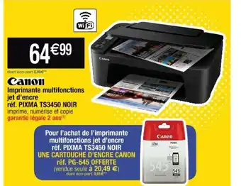 Cora x Carrefour Canon Imprimante Multifonctions offre