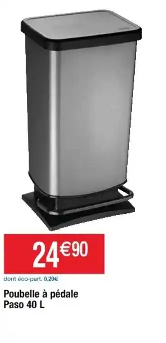 Cora x Carrefour Poubelle à pédale offre