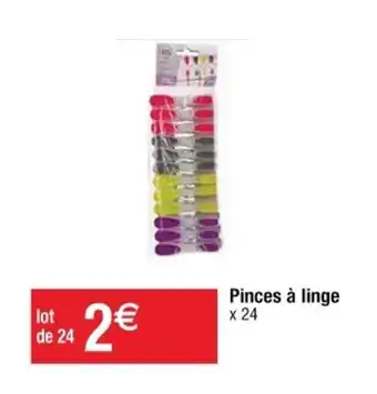 Cora x Carrefour Pinces à Linge offre