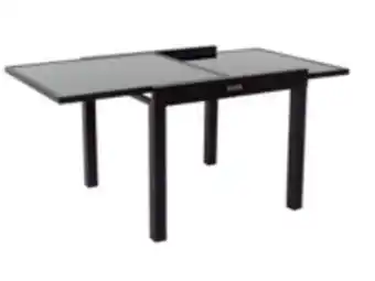 E.Leclerc Brico Table de jardin aluminium extensible "porto 8" - phoenix - noir offre