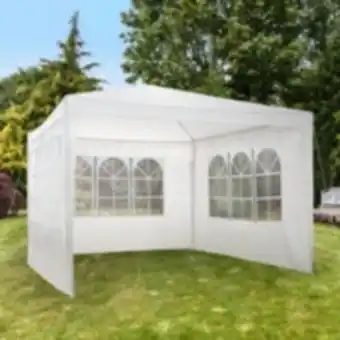 Tectake tonnelle 3 x 3 x 2,5 m - bleu