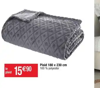Cora x Carrefour Plaid 180x230cm offre