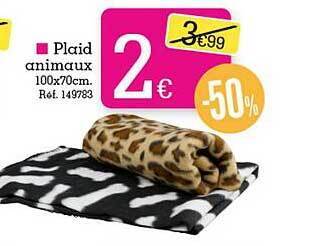 Kandy Plaid animaux offre