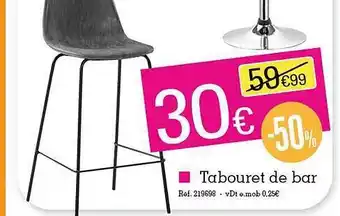 Kandy Tabouret de bar offre