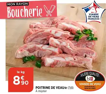 Bi1 Poitrine de Veau offre