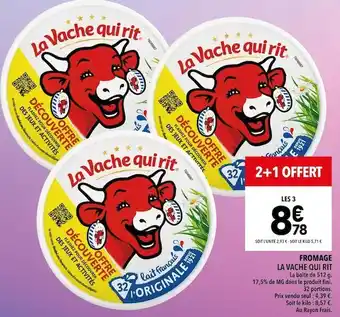 Supeco La vache qui rit fromage offre