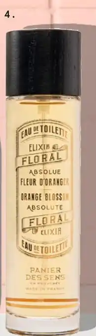 Monoprix Panier des sens eau de toilette fleur d’oranger offre