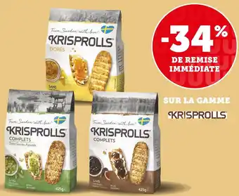 Krisprolls bon plan sur la gamme krisprolls